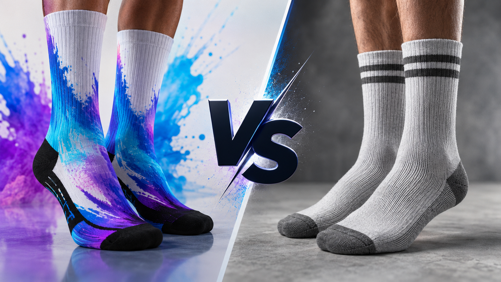 Calcetines sublimados vs calcetines tejidos: la diferencia que tus pies sí notan