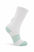 IGELDO - BLANCO y VERDE - CALCETÍN CICLISMO