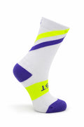 ZURRIOLA - BLANCO AMARILLO/MORADO - CALCETIN RUNNING
